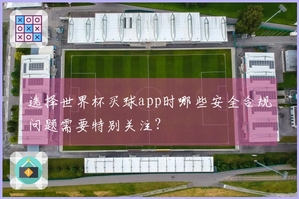 选择世界杯买球app时哪些安全合规问题需要特别关注？