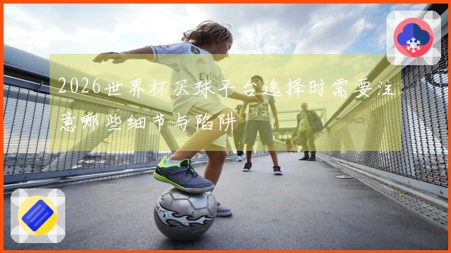 2026世界杯买球平台选择时需要注意哪些细节与陷阱