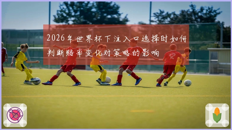 2026年世界杯下注入口选择时如何判断赔率变化对策略的影响
